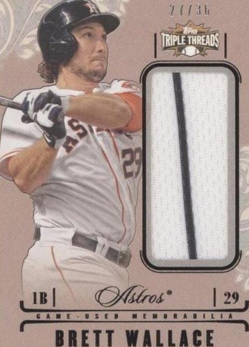 2014 Topps Triple Threads - Brett Wallace #UJR-BW