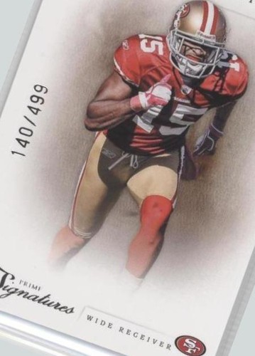 2011 Panini Prime Signatures Michael Crabtree #124