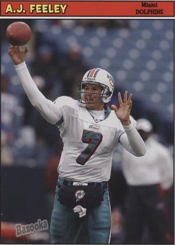 2005 Topps Bazooka A.J. Feeley #27