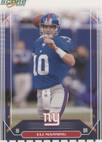 2006 Score Eli Manning #178