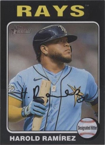 2024 Topps Heritage Mini - Harold Ramirez #72