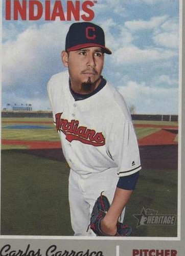 2019 Topps Heritage - Carlos Carrasco #136