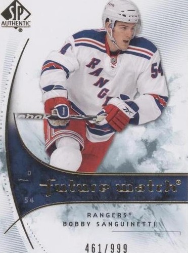 2009-10 SP Authentic - Bobby Sanguinetti #186