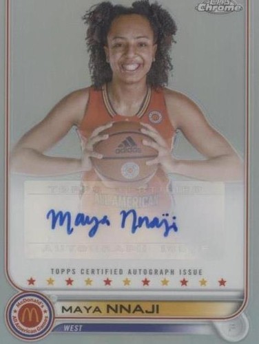 2022 Topps Chrome McDonald's All American - Maya Nnaji #CA-MN