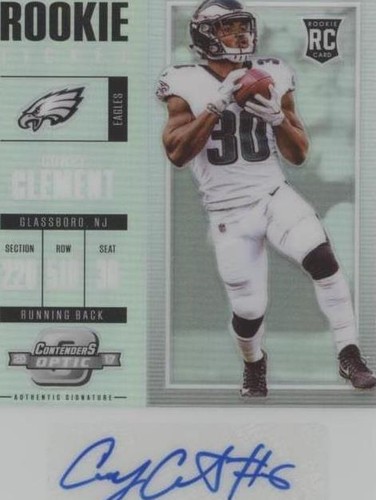 2017 Panini Contenders Optic Corey Clement #162