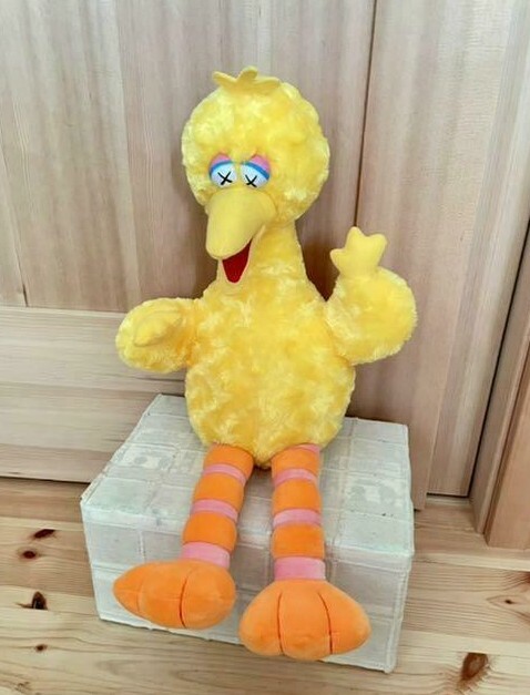 Big Bird Kaws × Sesame Street × UNIQLO Collaboration Plush
