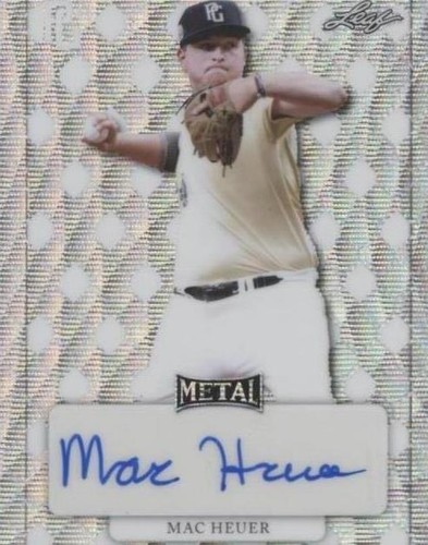 2022 Leaf Perfect Game National Showcase - Mac Heuer #MA-MH1