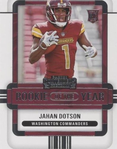 2022 Panini Contenders Jahan Dotson #ROY-JDO