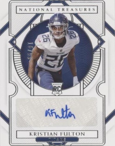 2020 Panini National Treasures Kristian Fulton #155