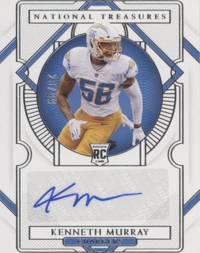 2020 Panini National Treasures Kenneth Murray #131