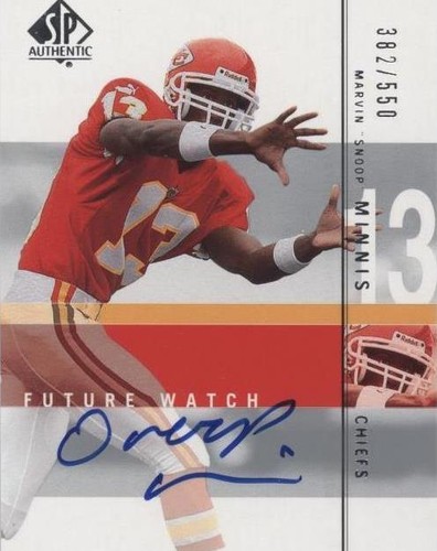 2001 SP Authentic Marvin Minnis #141