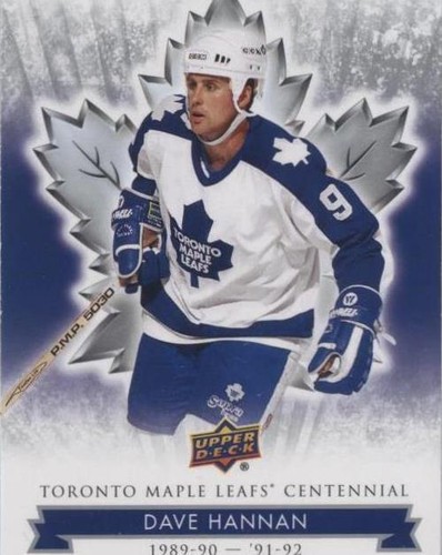 2017 Upper Deck Toronto Maple Leafs Centennial - Dave Hannan #35