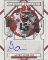 2021 Panini National Treasures Collegiate Azeez Ojulari #149