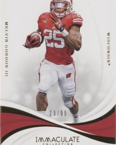 2019 Panini Immaculate Collection Collegiate Melvin Gordon #21