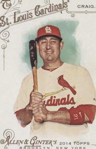 2014 Topps Allen & Ginter's - Allen Craig #347