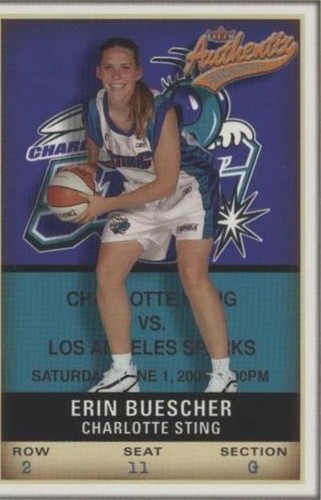 2002 Fleer Authentix WNBA - Erin Buescher #48