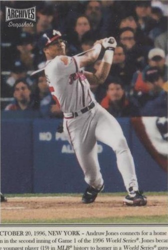2019 Topps Archives Snapshots - Andruw Jones #CITM-AJ