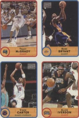 2003-04 Bazooka - Kobe Bryant/Allen Iverson/Tracy McGrady/Vince Carter #2