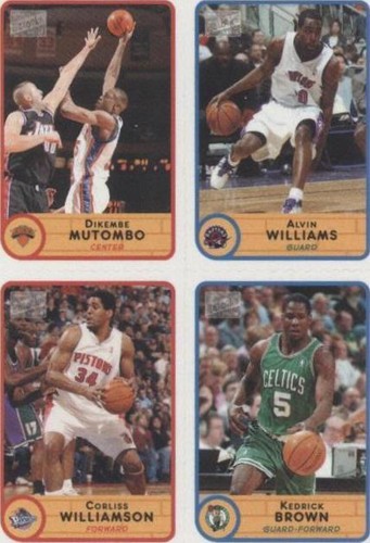 2003-04 Bazooka - Dikembe Mutombo/Alvin Williams/Kedrick Brown/Corliss Williamson #26