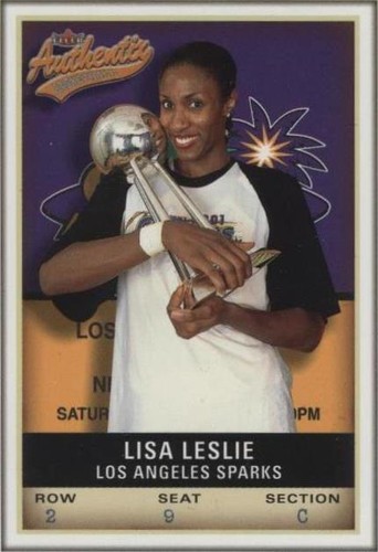 2002 Fleer Authentix WNBA - Lisa Leslie #59