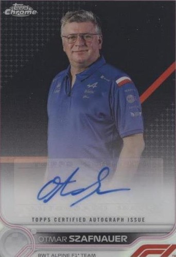 2022 Topps Chrome Formula 1 - Otmar Szafnauer #CAC-OS
