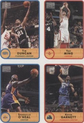 2003-04 Bazooka - Shaquille O'Neal/Tim Duncan/Yao Ming/Kevin Garnett #1
