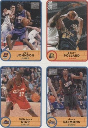 2003-04 Bazooka - Scot Pollard/DeSagana Diop/John Salmons/Joe Johnson #40