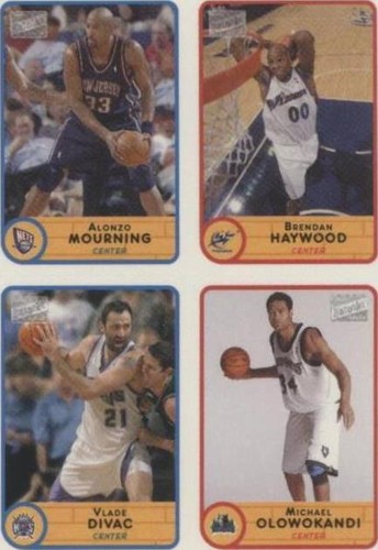 2003-04 Bazooka - Michael Olowokandi/Alonzo Mourning/Vlade Divac/Brendan Haywood #31