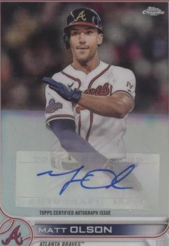2022 Topps Chrome Update Series - Matt Olson #AC-MO