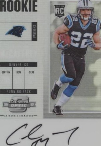 2017 Panini Contenders Optic Christian McCaffrey #111