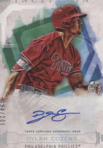 2019 Topps Inception - Dylan Cozens #RES-DC