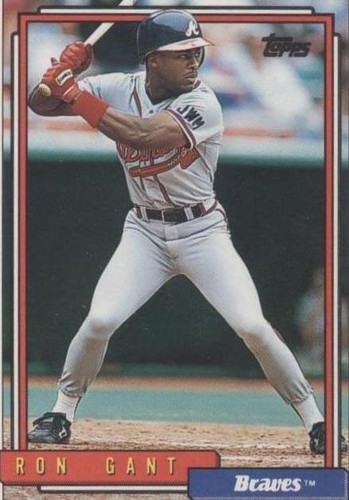 1992 Topps - Ron Gant #25