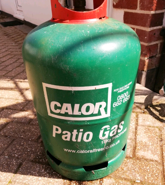 SOLD stc Calor Patio Gas Propane Bottle 13kg (at least 1/3 full) in
