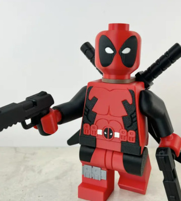 3D Printed - 9 in - Marvel DEADPOOL  Figurine