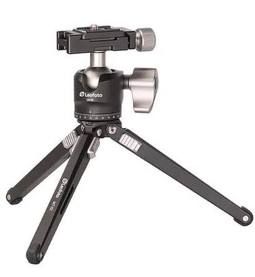 Leofoto MT-02 Aluminum Mini Table Top Tripod w/ Ball Head Kit, : MT-02+LH-25
