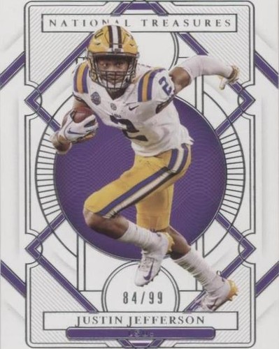 2021 Panini National Treasures Collegiate Justin Jefferson #24