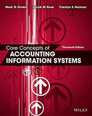 Core Concepts of Accounting Information Systems Paperback