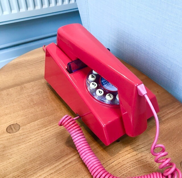 VINTAGE 1970S STYLE TRIM PHONE TELEPHONE HANDSET, LANDLINE, BT RETRO