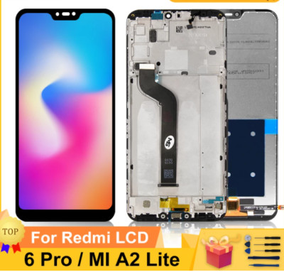 For Xiaomi Redmi 6 Pro MI A2 Lite LCD Display Touch Screen Digitizer Replacement