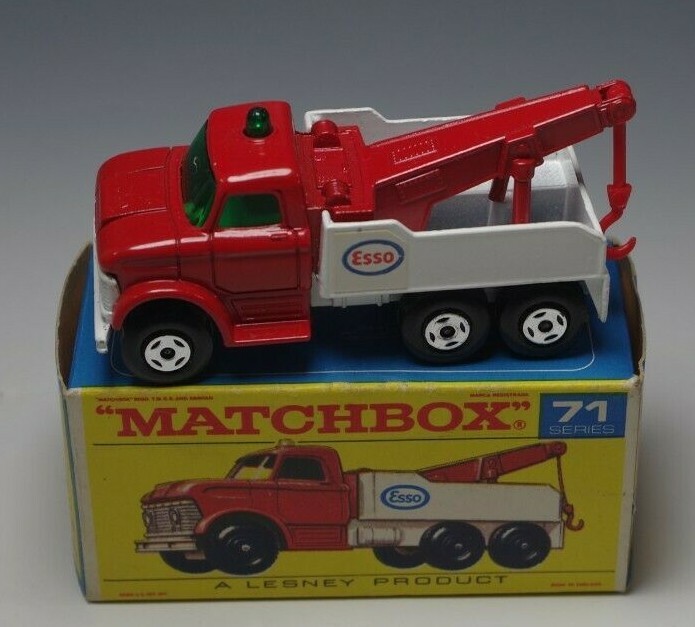 ミニカー MATCHBOX No.71 WRECK TRUCK MATCHBOX LESNEY #71 WRECK TRUCK WITH BOX ENGLAND NM