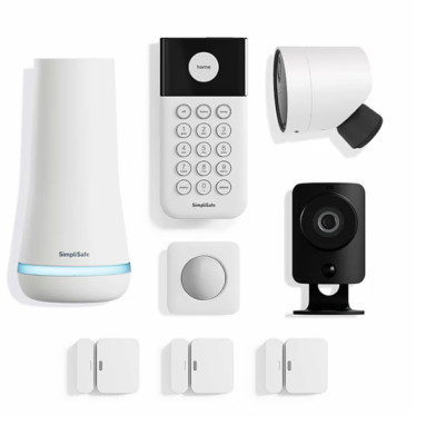 SimpliSafe 8-Piece Home Security System w/ Indoor & Outdoor Cameras