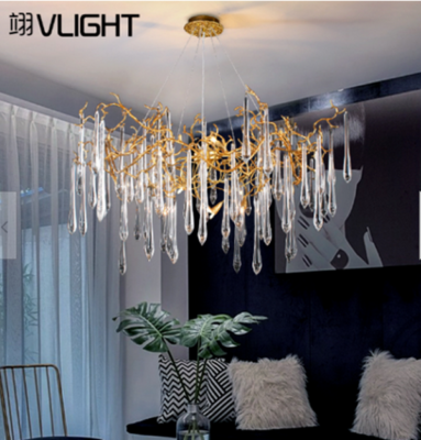 Led raindrop chandelier deals