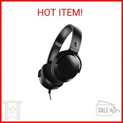 Skullcandy Riff On-Ear Wired Headphones, Microphone, Works with Bluetooth Device
