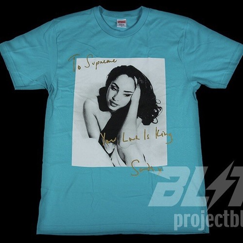 SS17 SUPREME SADE TEE T-SHIRT TEAL SIZE M MEDIUM 2017 | eBay