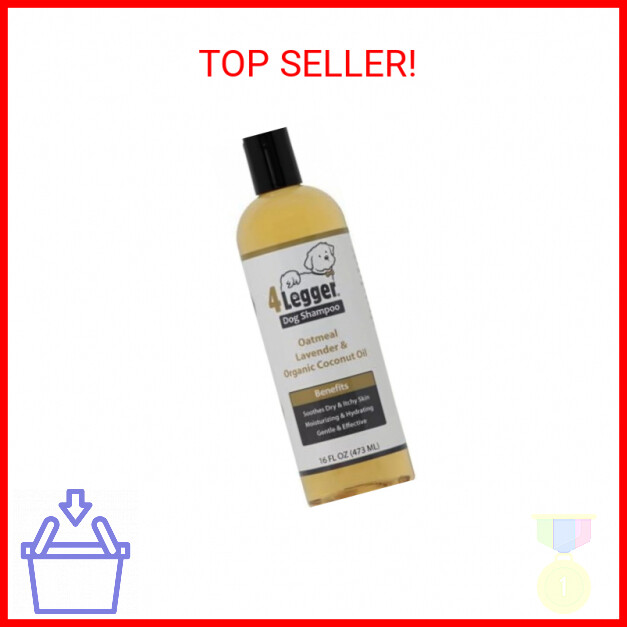4Legger Organic Dog Shampoo USDA Certified Organic, All Natural Hypoallergenic D