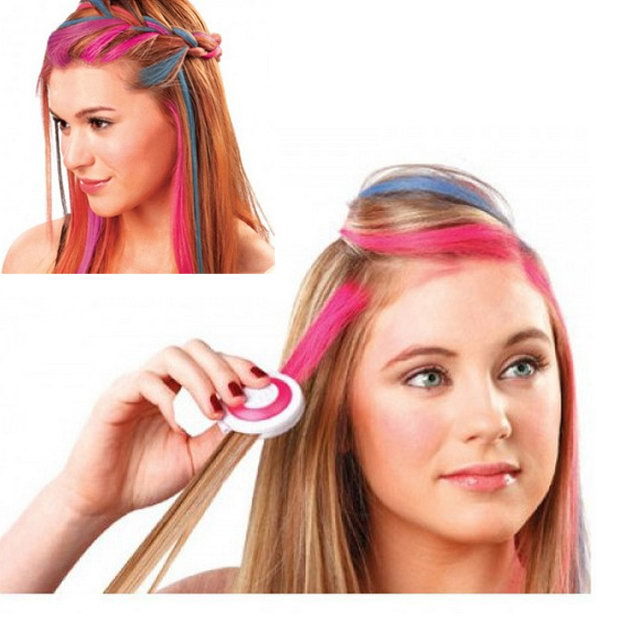 4pcs Hair Chalk Powder Fashion Christmas Diy Temporary Wash Out Ebay