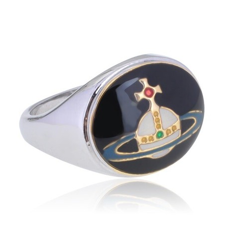 【正規品】Vivienne Westwood BRISTOL RING Vivienne Westwood logo-engraved Ring | Silver | FARFETCH