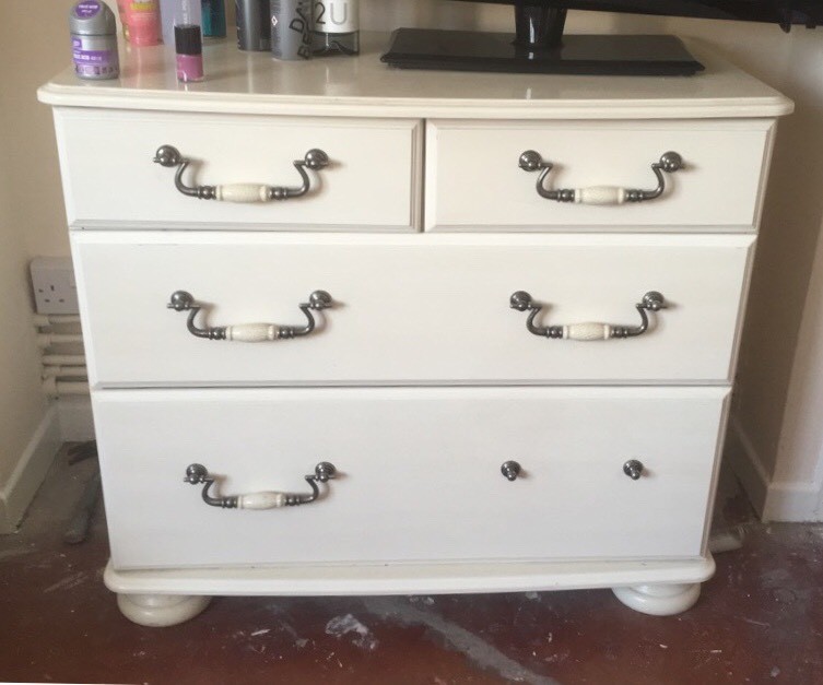 Cream chest of drawers in Newport Gumtree