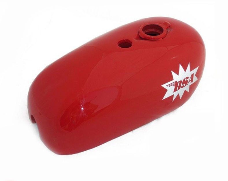 BSA A65-25PH Spitfire Hornet A65HA Red Painted Petrol Fuel Tank With Cap 