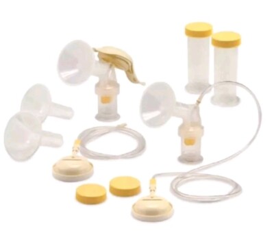 Medela Double Duet Breast Milk Initiation Kit Symphony Harmony Pump +Extras